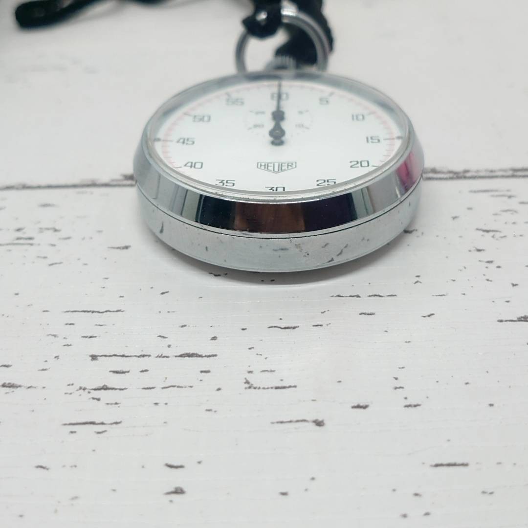 動作確認済 HEUER trackmaster 101 HS703-101 Stopwatch TAG Heuer