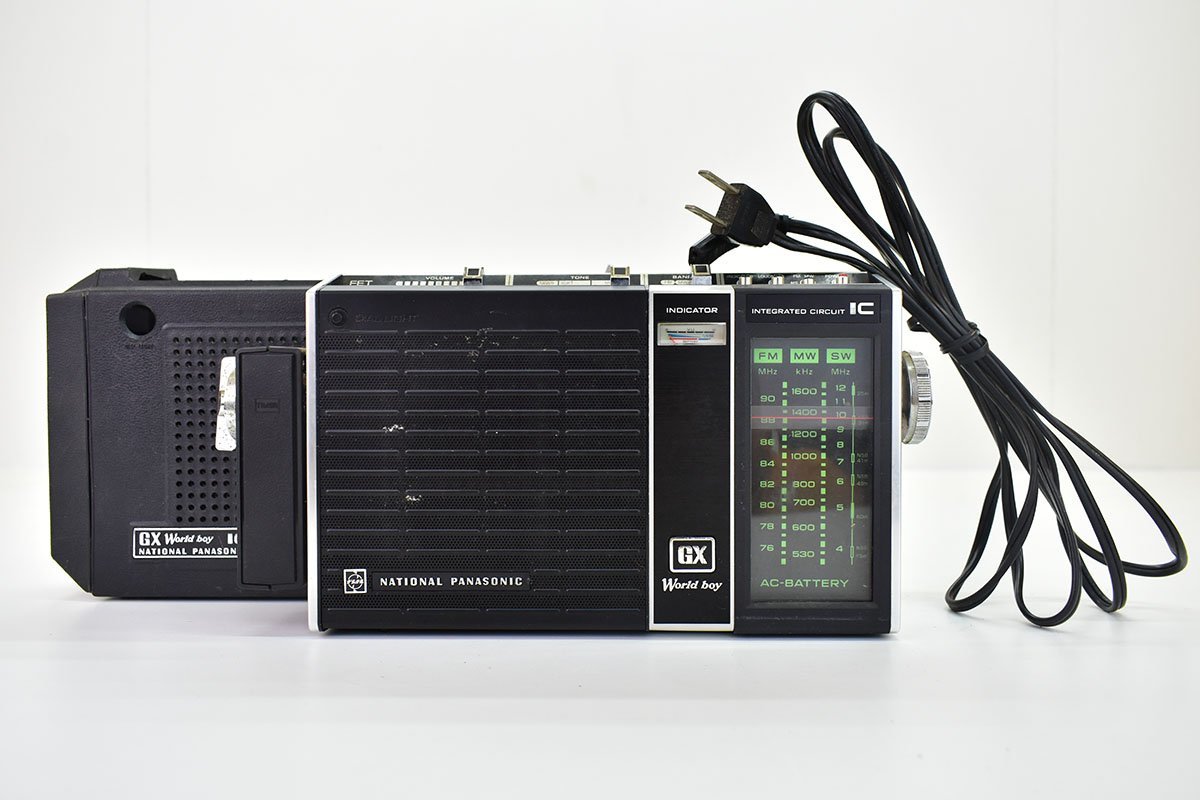 National Panasonic RF-858D GX World boy 3バンドポータブルラジオ
