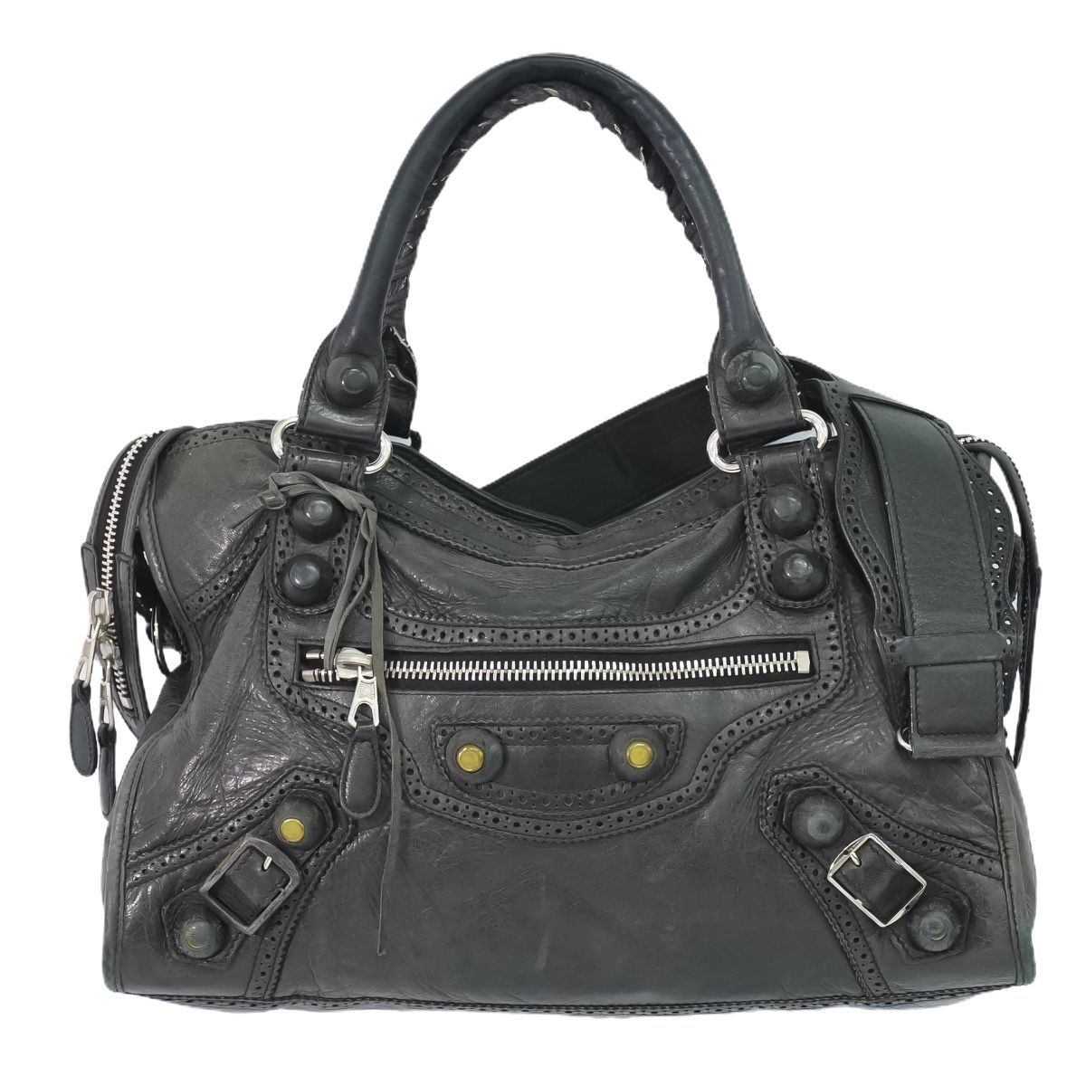 本物 バレンシアガ BALENCIAGA ザ ジャイアントシティ 2WAY ショルダー 