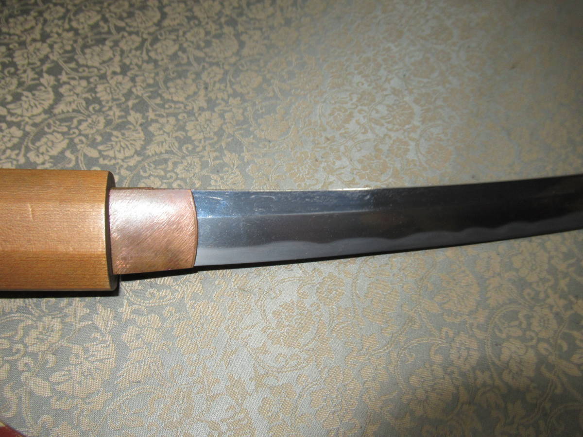 日本刀 白鞘 刃渡り53.4cm 」 白鞘 脇差 日本刀 現状刀 1000円 目釘穴