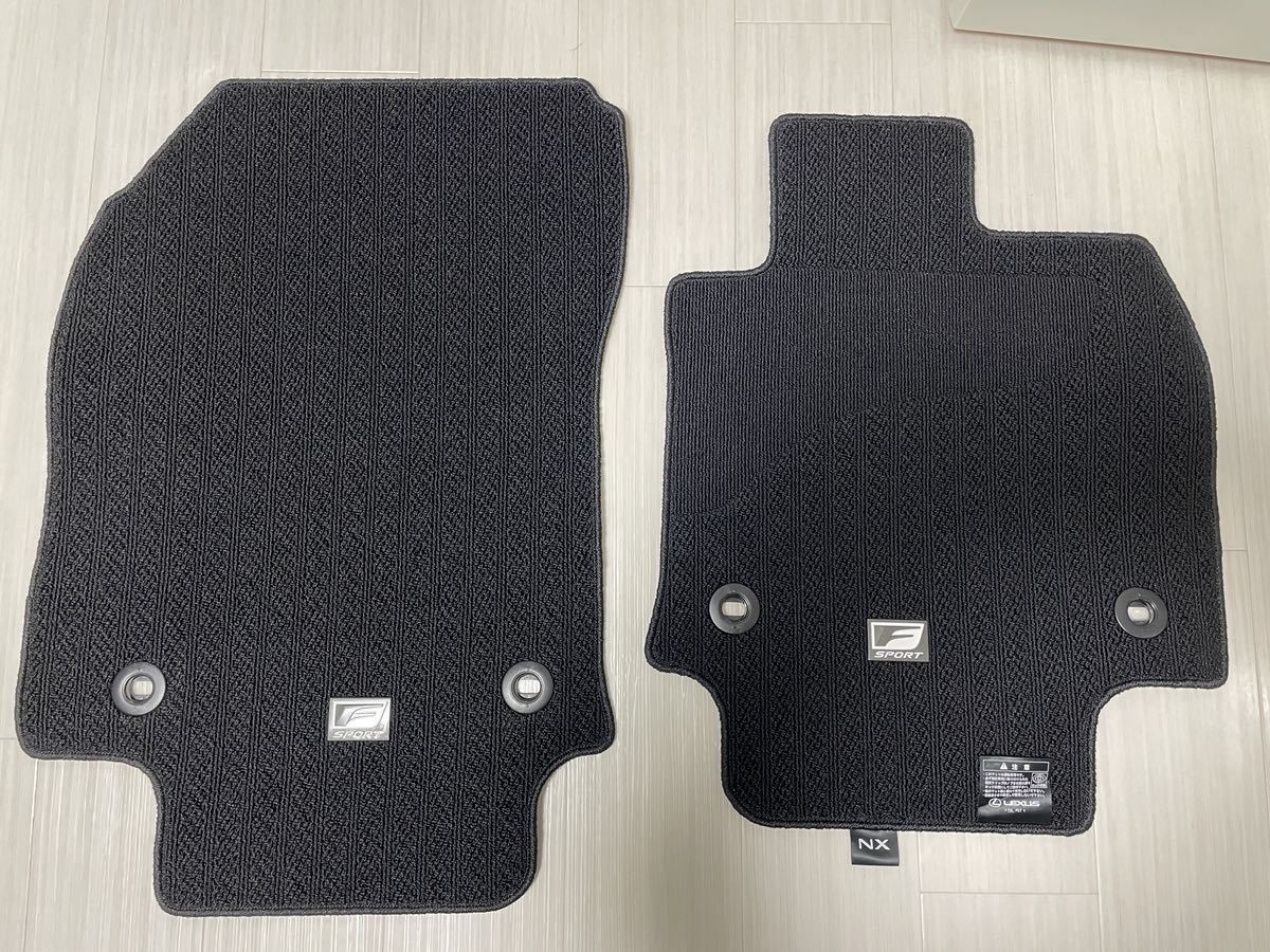 未使用 レクサス NX Fスポーツ 20 25系 純正フロアマット 黒 ブラック 