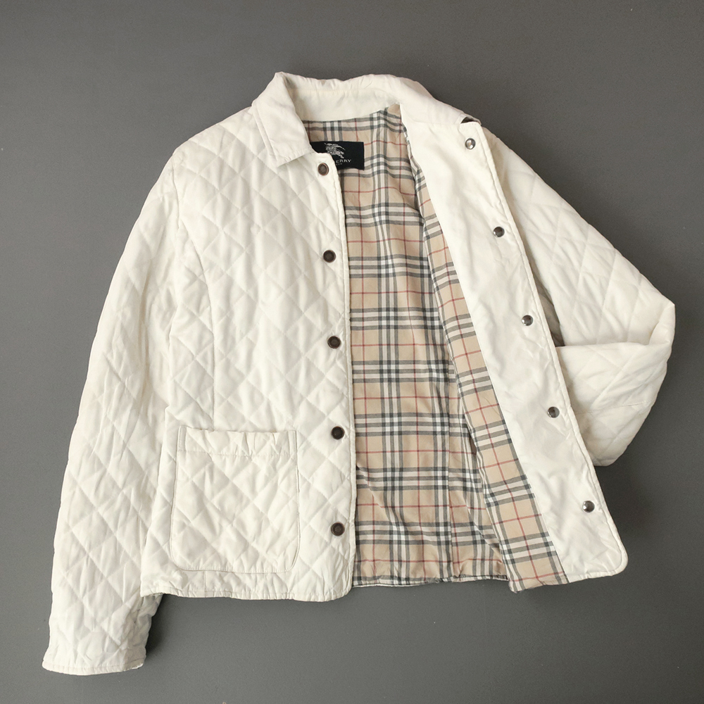 BURBERRY LONDON バーバリー 中綿キルティング スナップジャケット 
