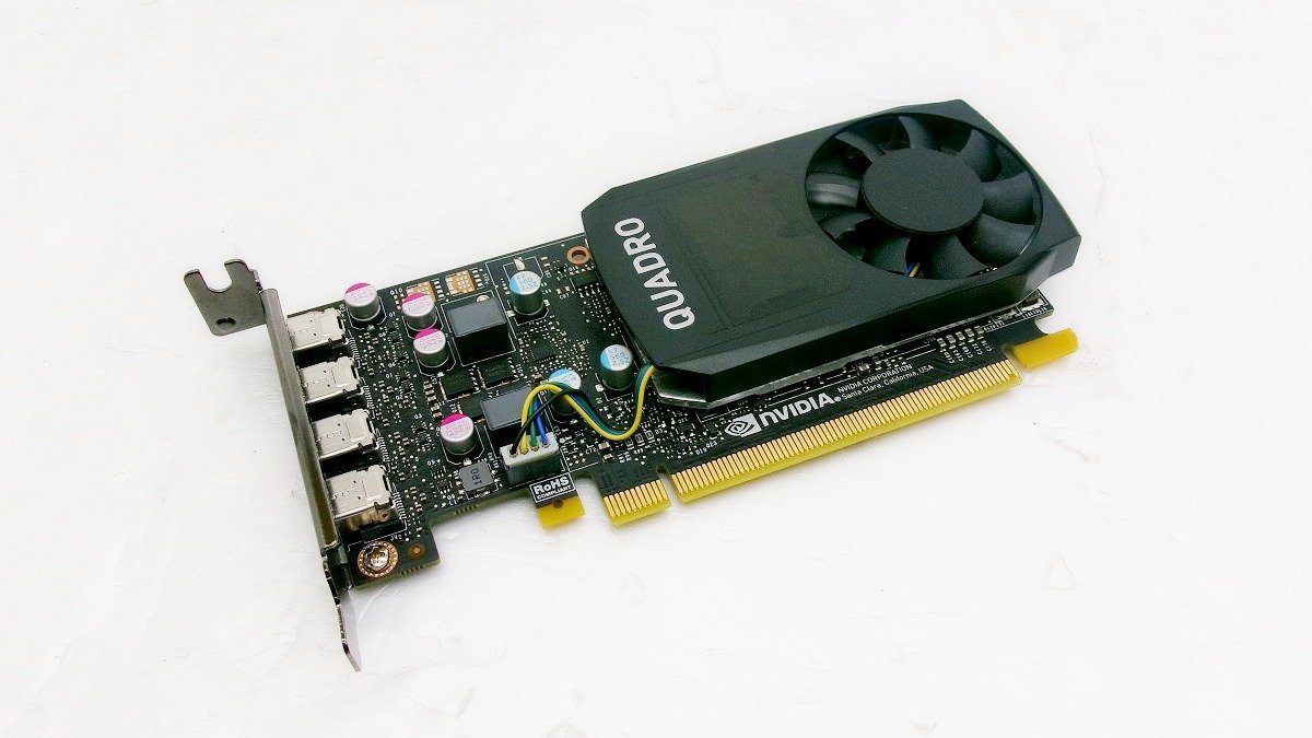 JUNK】 NVIDIA Quadro P620 ロープロファイル Mini DisplayPort×4