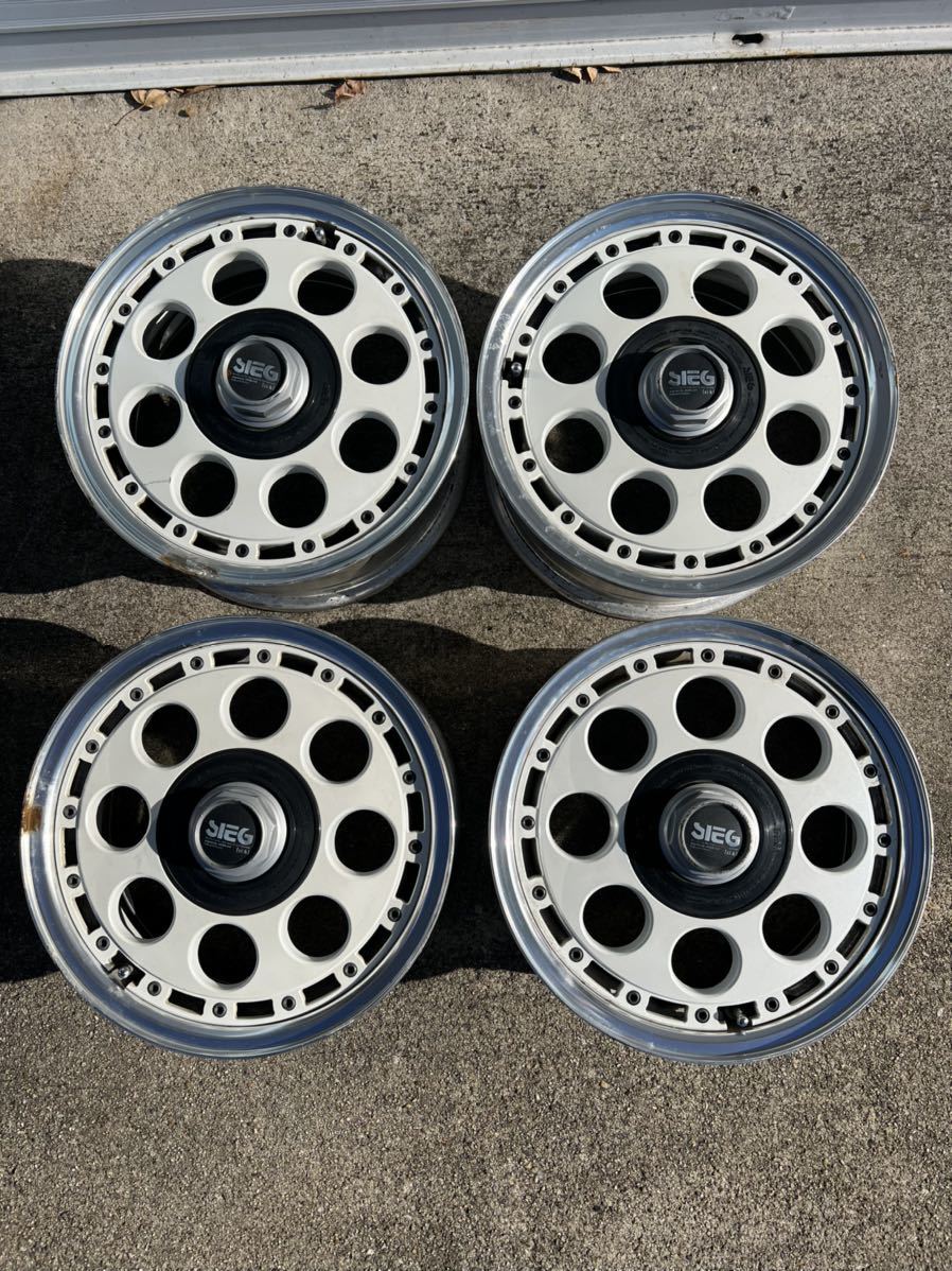 当時物 旧車 SIEG ホイール4本セット 14インチ SIEG-D(14インチ)｜売買 
