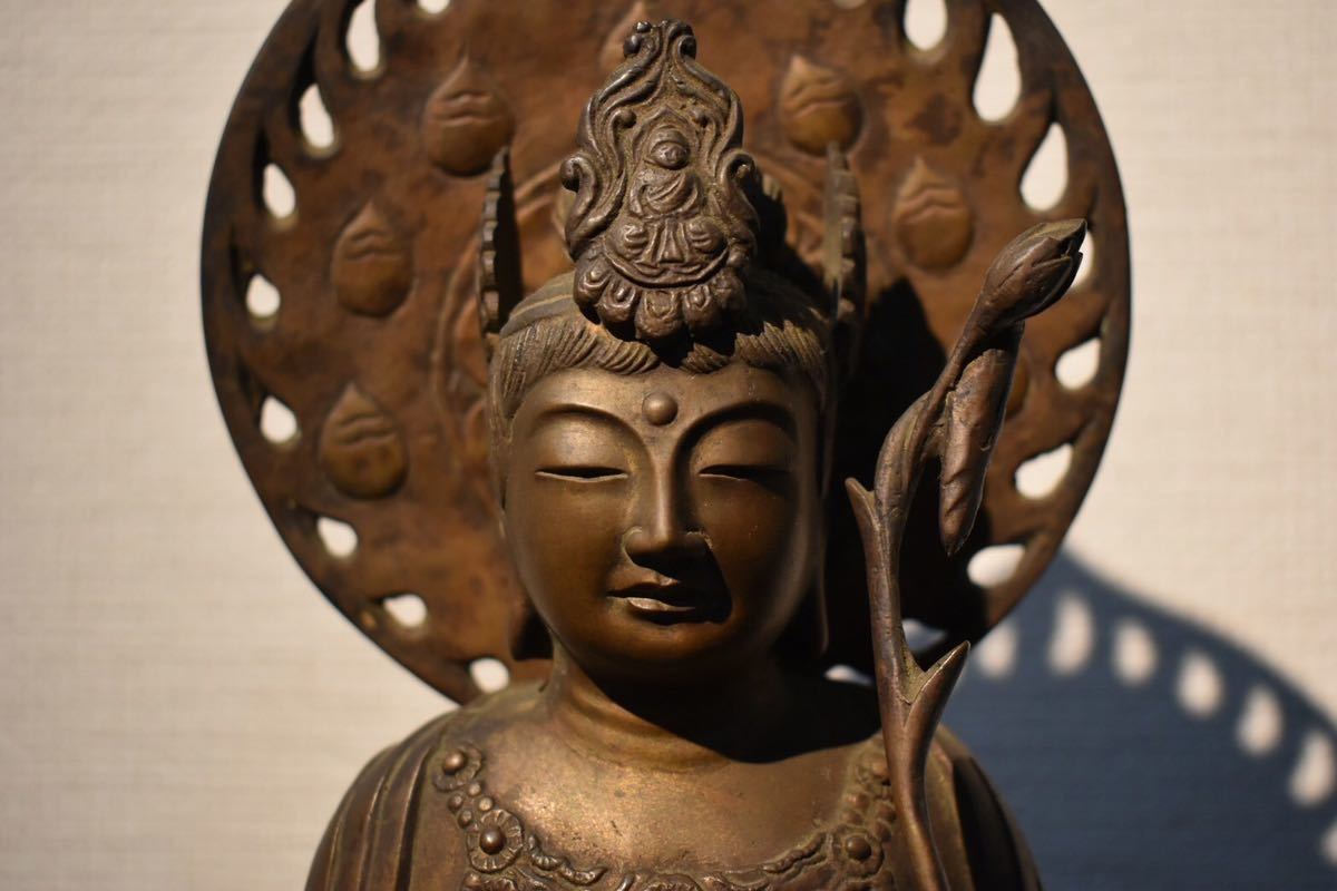 GE】Y1012【コレクター所蔵品】時代 金銅仏 /仏教美術 骨董品 時代品
