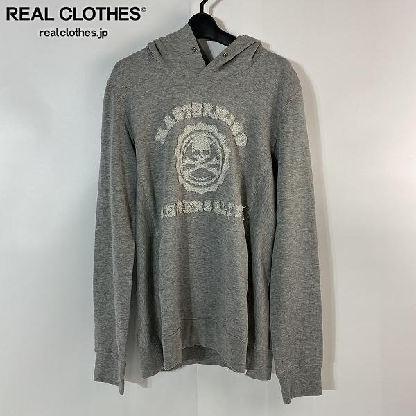 ☆mastermind JAPAN/マスターマインド スワロボタン スカル Universality プルオーバーパーカー /060