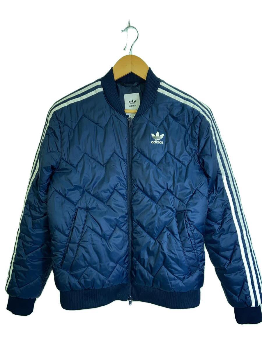 adidas◆キルティングジャケット/M/ポリエステル/NVY/DH5013