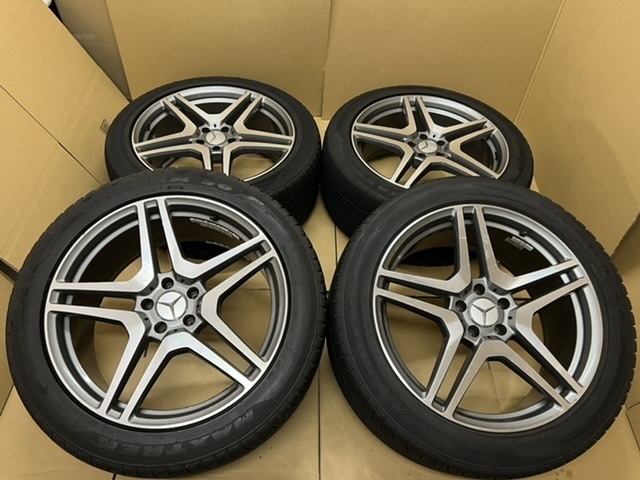 ホイール付タイヤ４本セットメルセデスベンツ AMGタイプ 9.5J×20+50 PCD112 275/45/20 メルセデスベンツ