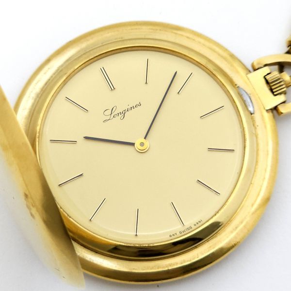 1円 LONGINES ロンジン 手巻 懐中時計 動作品 KN1133T（HH 32）