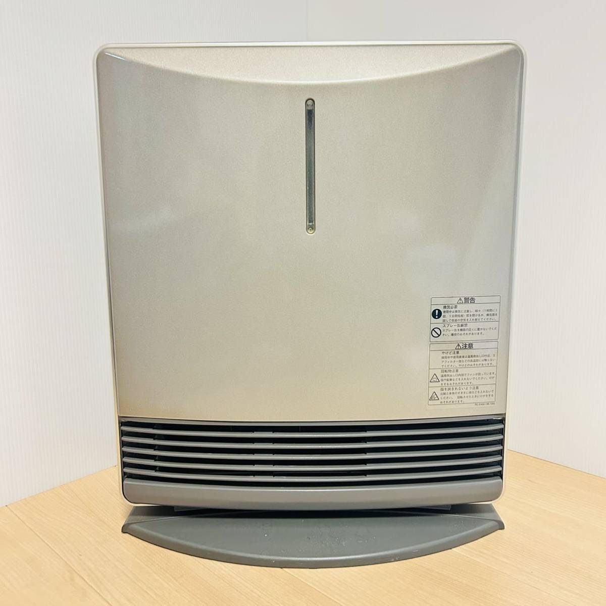 【通電確認済】リンナイ ガスファンヒーター 除菌イオン機能付プラズマクラスター Rinnai RC-E4001NP-1-SV　都市ガス用