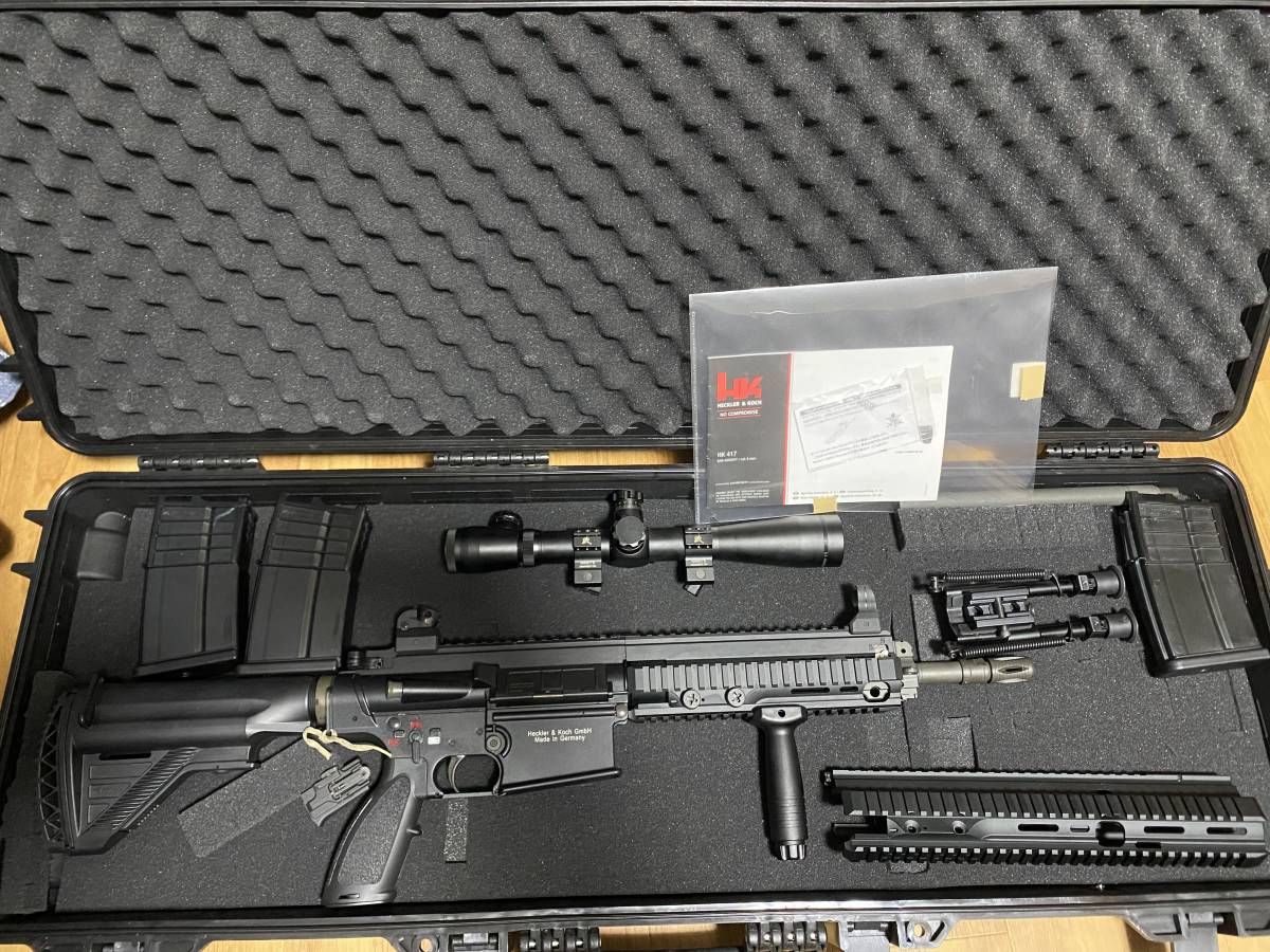 vfc hk417 gbb ガスブロ ガスガン 12inch 20inch ハンドガード アウターバレル 予備マガジン 東京マルイ ghk ksc