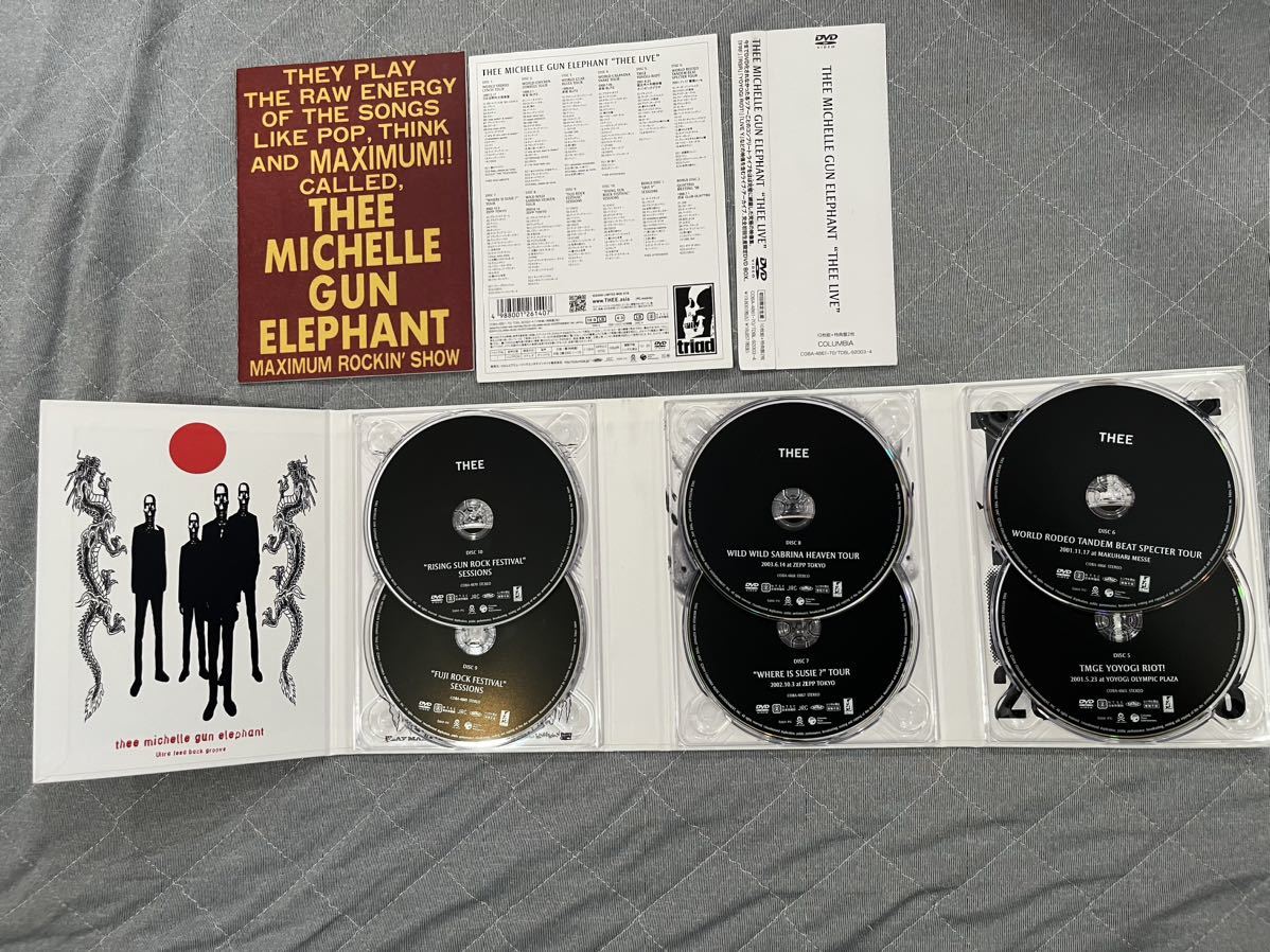 THEE MICHELLE GUN ELEPHANT ︎ THEE LIVE Thee Michelle Gun Elephant