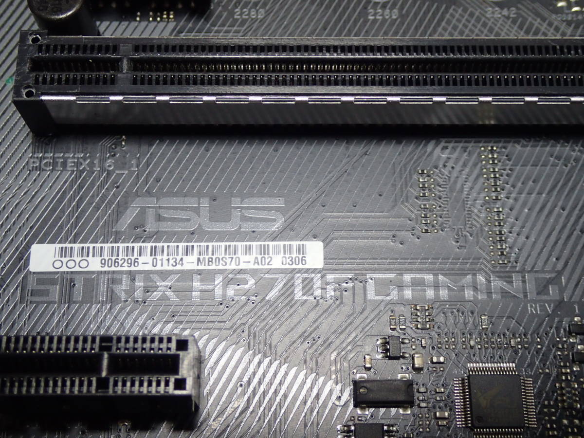 中古品 intel i7-6700k ASUS STRIX H270F GAMING Core i7 ASUS H170