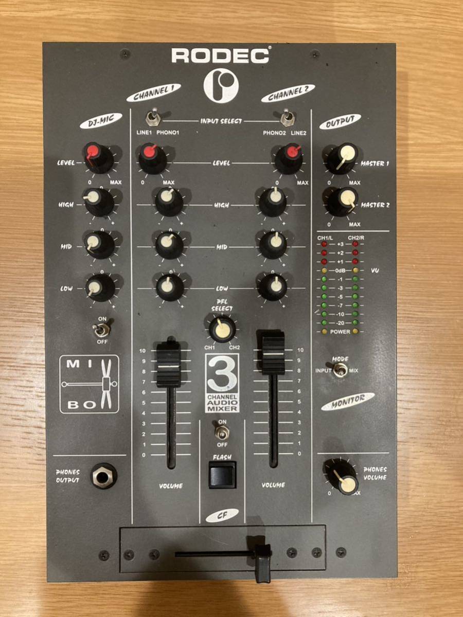 RODEC MIX BOX DJ MIXER ミキサー　純正電源アダプター　UREI BOZAK BEHRINGER Pioneer