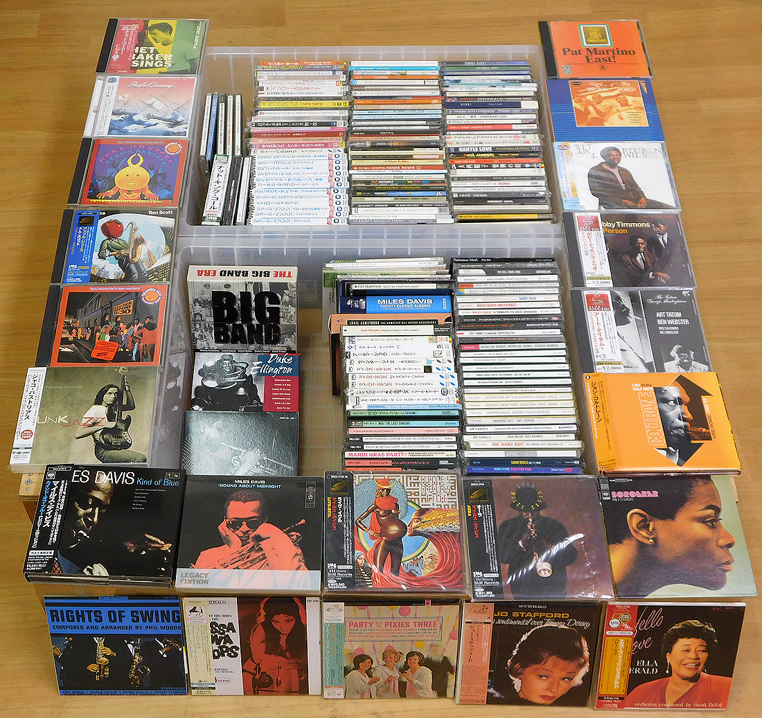 処分品 JAZZ/フュージョン/和ジャズ CD 約180枚まとめ売り大量セット/紙ジャケ有/マイルス・デイヴィス/Pat Martino/Art Tatum/山下洋輔