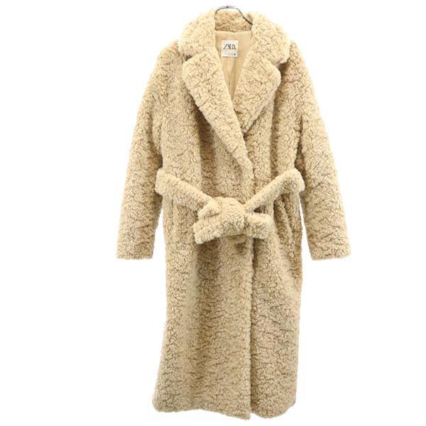 ZARA（ロングコート ・ ベージュ系）のフリマアイテム一覧 ザラ ボア