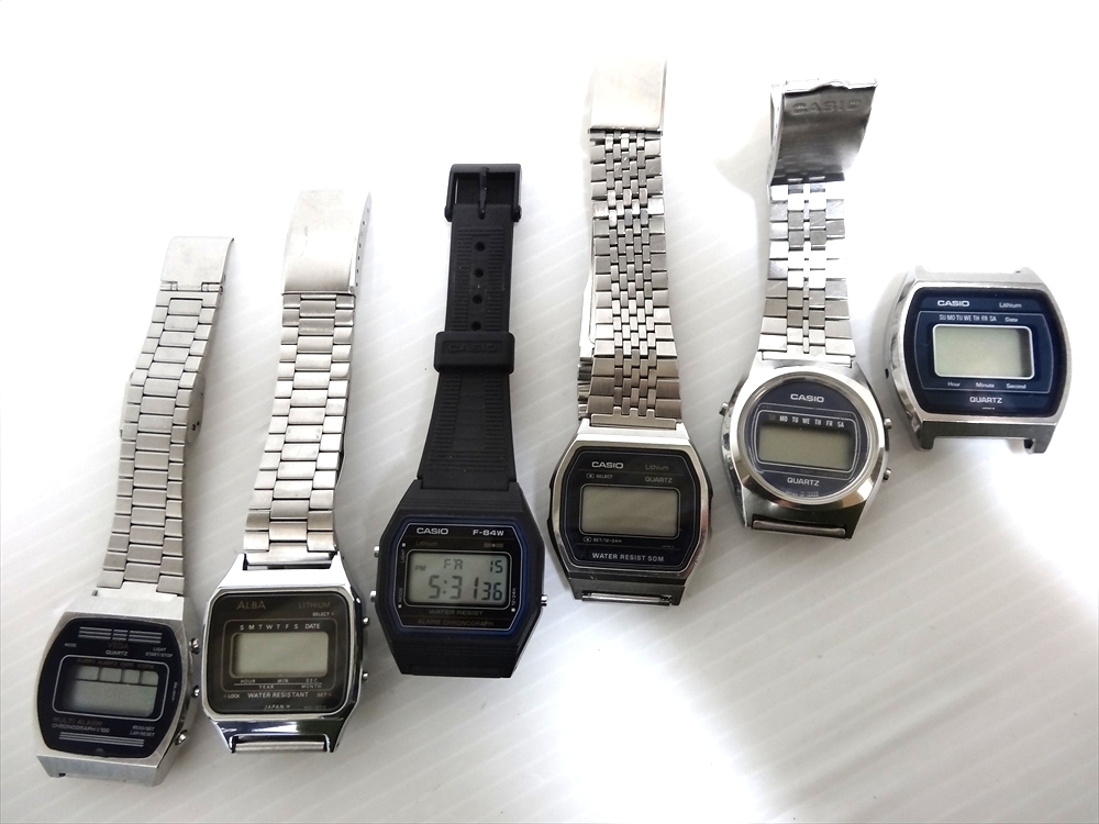 昭和レトロ ALBA - CASIO・ALBA・VEGA デジタル Yahoo!オークション 
