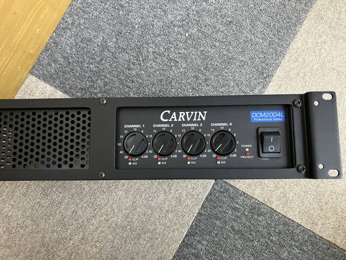 CARVIN ☆ 4ch パワーアンプ DCM2004L ☆ 通電確認OK CARVIN DCM2004L