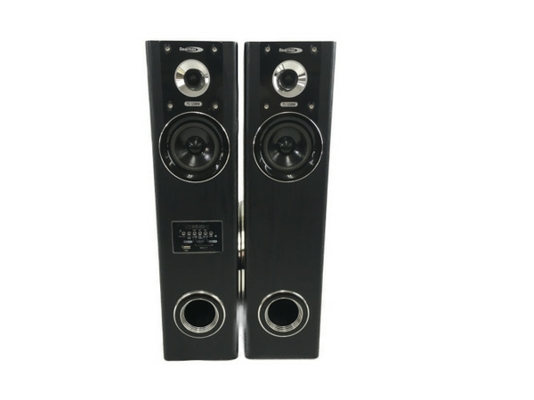 Bearmax アンプ内蔵タワースピーカー VABEL（ヴァベル）TS-120BW 黒木