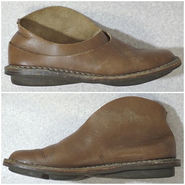 trippen トリッペン アシンメトリーカット スリッポン ゴア Fatima 37 ブラウン