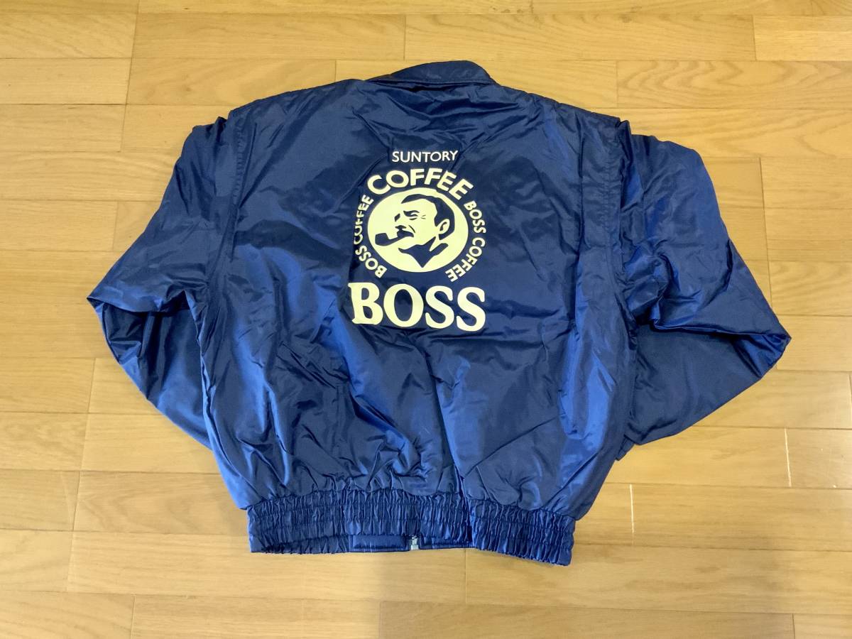 ◇非売品 Bossジャン Lサイズ美品◇BOSSジャン エンボス 本革 レザー 