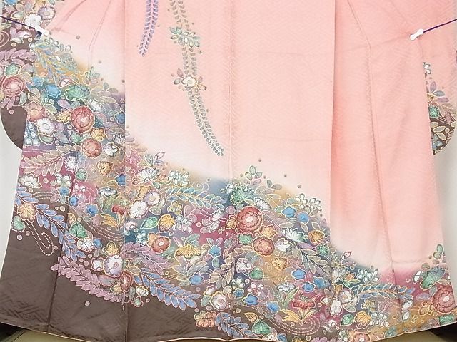 平和屋2□豪華振袖 辻が花 暈し染め 金彩 逸品 1ps1892
