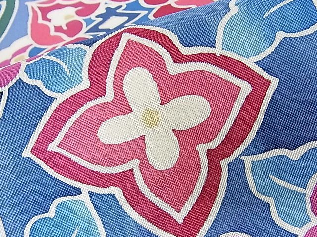 平和屋2■六通柄袋帯　正倉院花唐草文　逸品　fe6990
