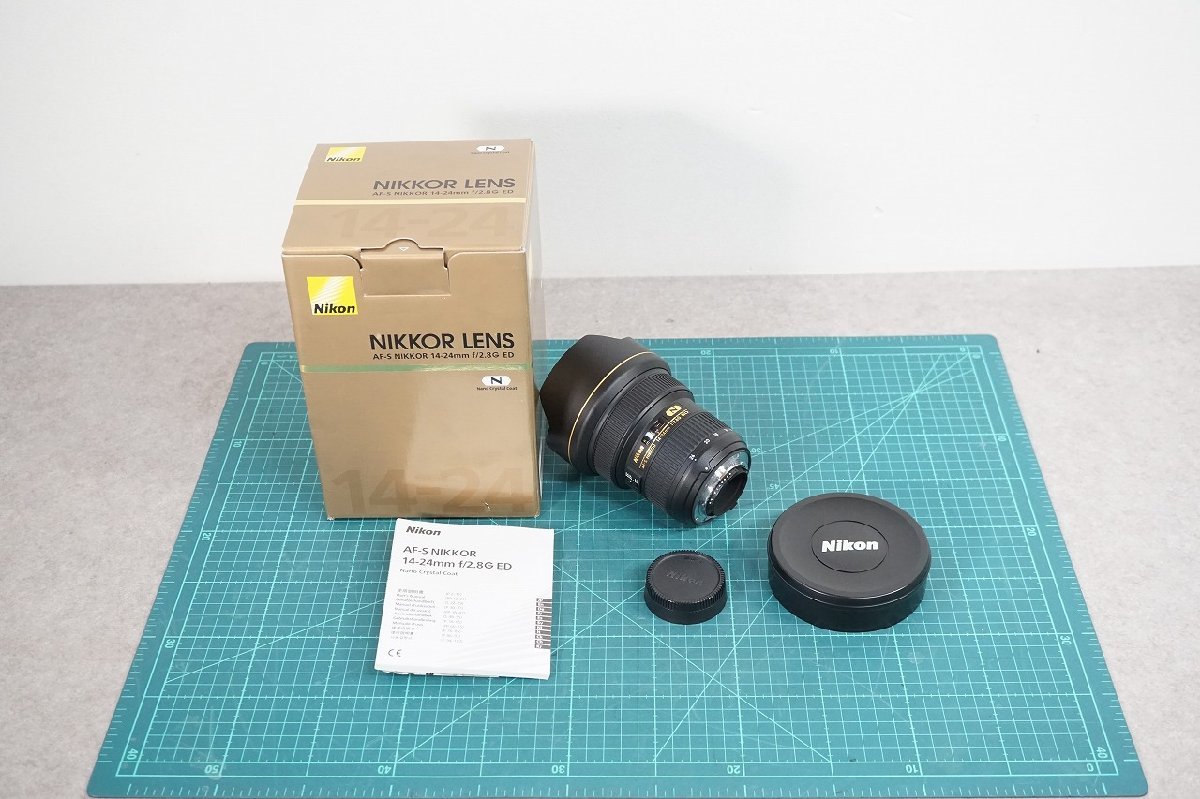 [NZ] [L3083160] Nikon ニコン AF-S NIKKOR 14-24mm 1:2.8G ED カメラレンズ 取扱説明書、元箱等付き AF-S | Nikon F3.5-6.3G 18-300mm Happy