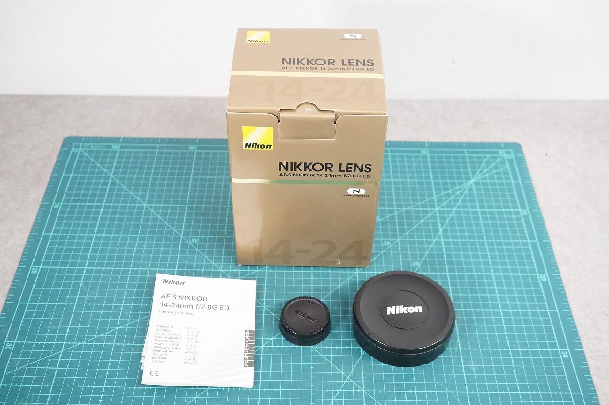 [NZ] [L3083160] Nikon ニコン AF-S NIKKOR 14-24mm 1:2.8G ED カメラレンズ 取扱説明書、元箱等付き AF-S | Nikon F3.5-6.3G 18-300mm Happy
