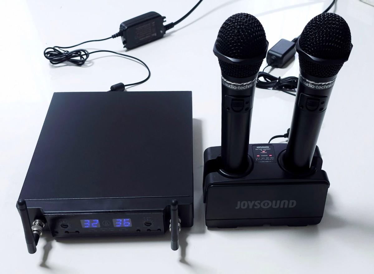 オーディオテクニカ製ワイヤレスマイクセット / ATW-R76 /ATW-T63×2  