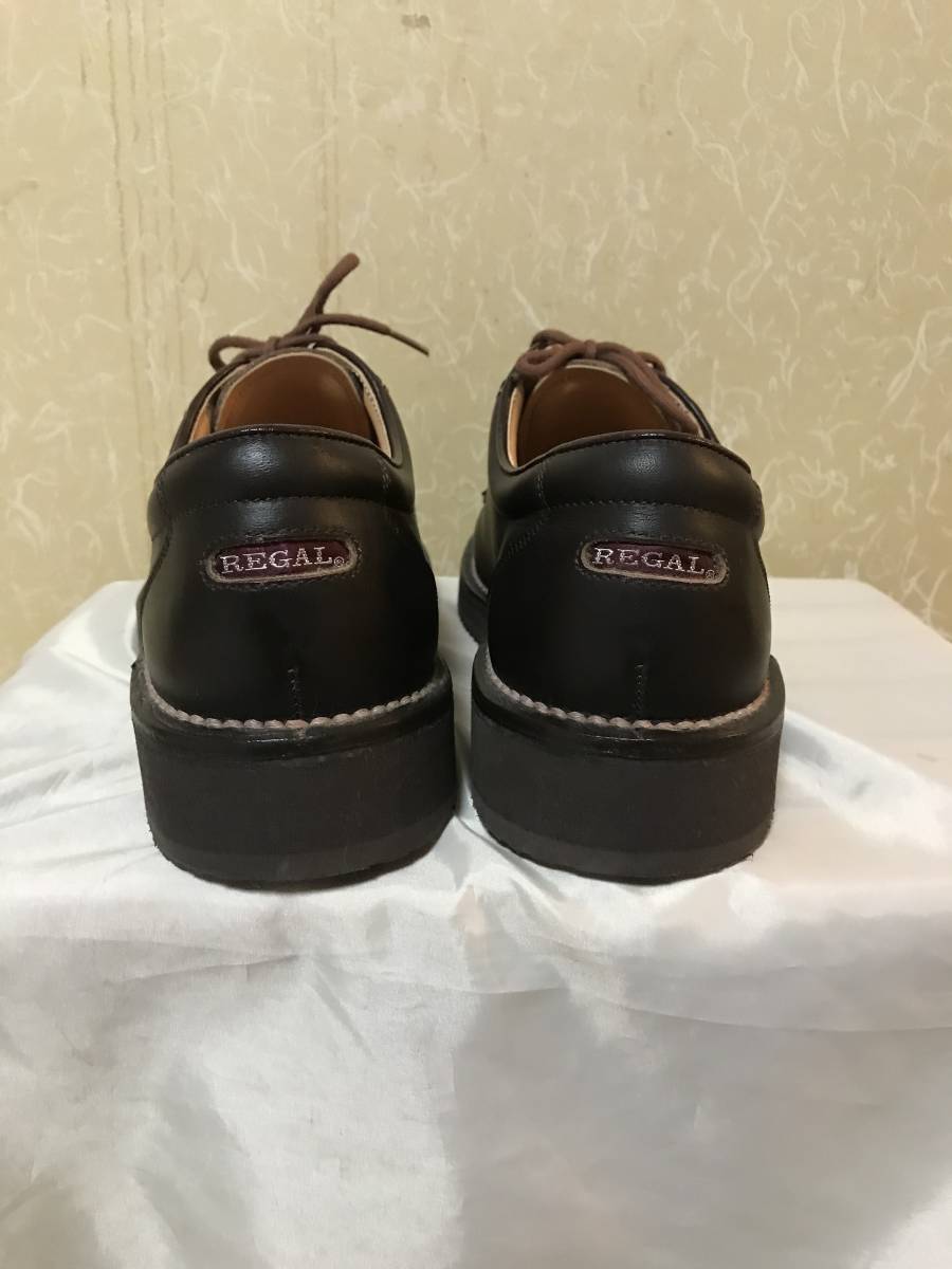 REGAL WALKER リーガル ウォーカー 　ビブラムソール　ブラウン　25 25.5cm E REGAL WALKER vibram ソール プレーントゥ リーガル リーガル