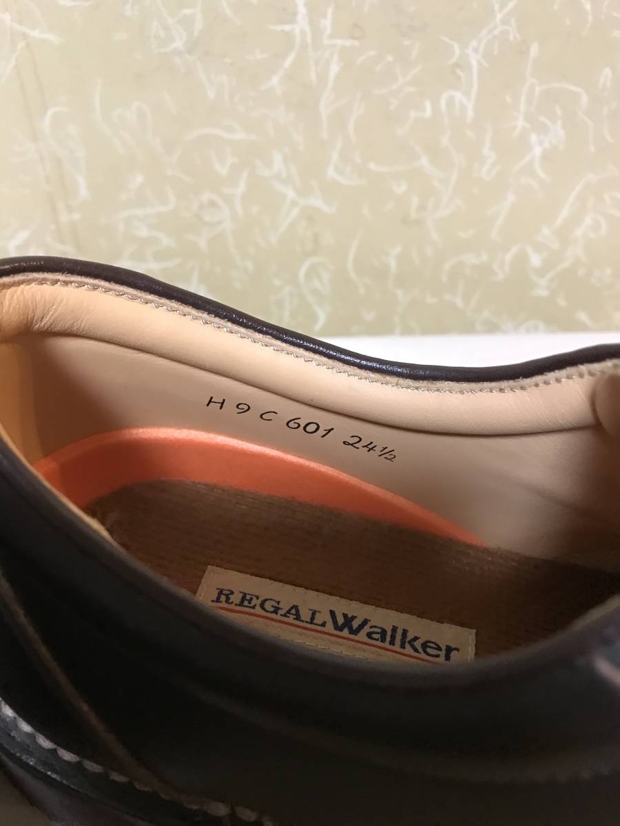 25.5cm E REGAL WALKER vibram ソール プレーントゥ リーガル リーガル