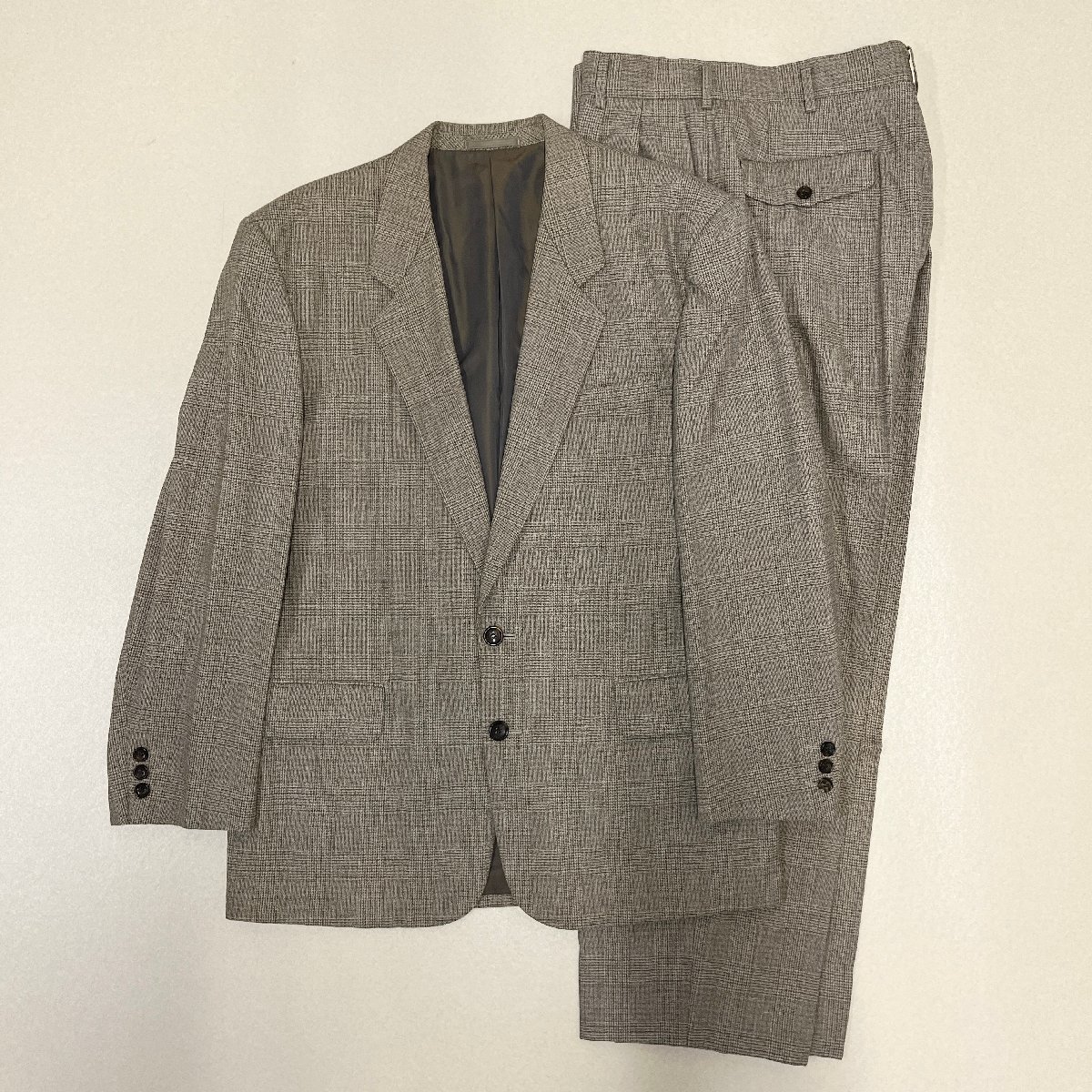 ●COMME des GARCONS HOMME コムデギャルソン セットアップ ジャケット パンツ AD1994 ブラウン系 日本製 サイズM/L メンズ 1.33㎏●