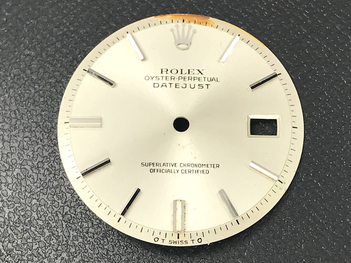 希少シグマ！ ロレックス デイトジャスト 純正 文字盤 1601.1603.1600等 Cal.1560.1570対応