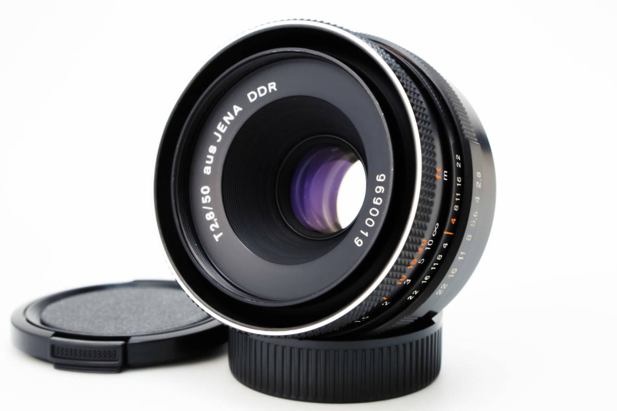 【美品/整備品/テスト画像有】 CARL ZEISS JENA TESSAR 50mm f2.8 / M42マウント レンズ ドイツ製 テッサー カールツァイス