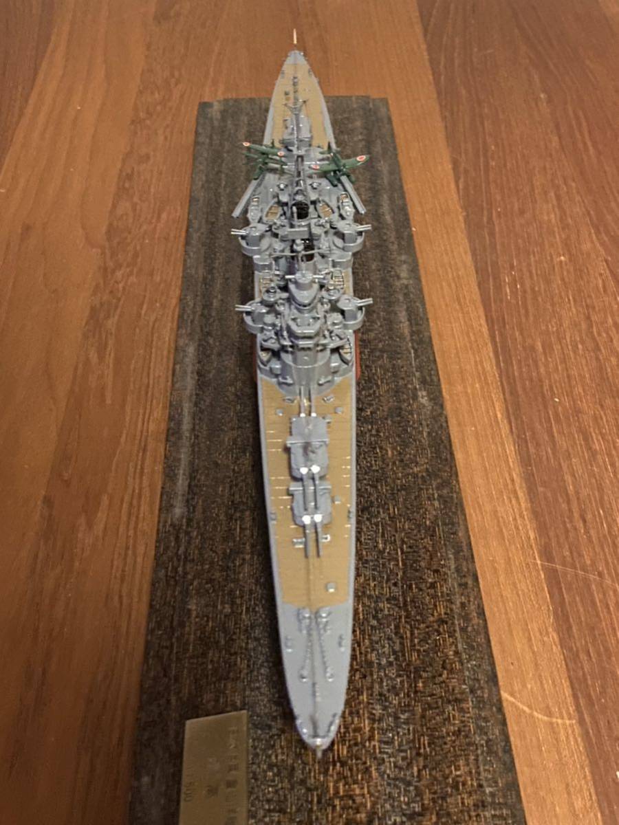 ★極美品 ケース・箱完備 1/500小西製作所 大型金属製模型 日本海軍 重巡洋艦 妙高 完成品 軍艦 konishi 重巡 駆逐艦 戦艦