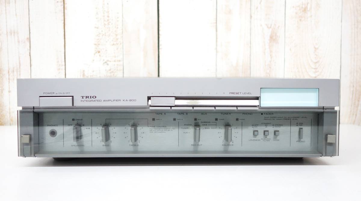 レトロオーディオ 当時物＊TRIO トリオ＊INTEGRATED AMPLIFIER Σ