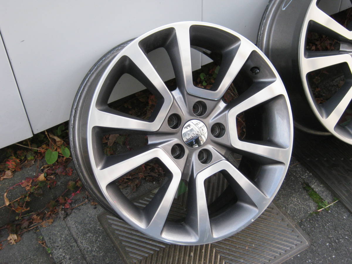 コンパス 18インチ - 中古ホイール MK系 令 ◆◇Jeep コンパス リミテッド純正 18インチAW ABA-MK4924◇◆