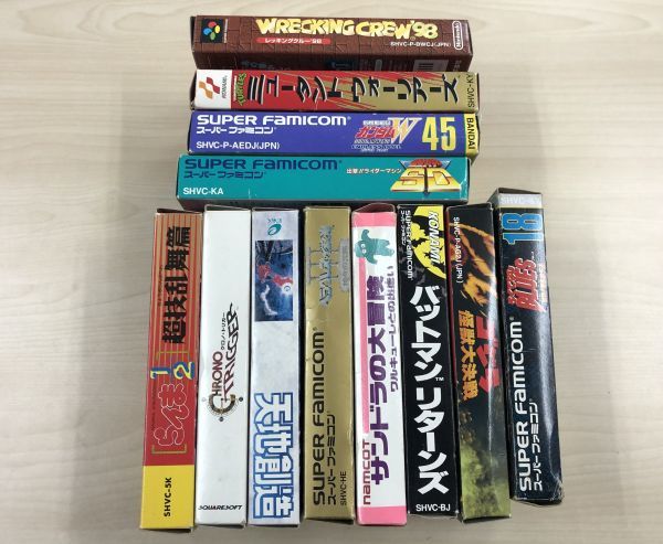 A01-005-1221-032 スーパーファミコン説明書あり 箱傷みあり 12本