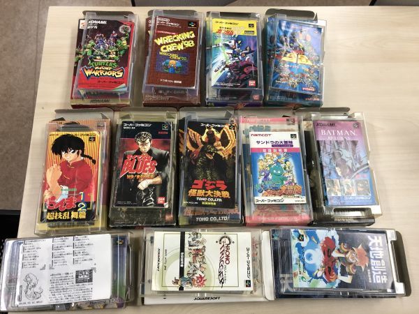 A01-005-1221-032 スーパーファミコン説明書あり 箱傷みあり 12本