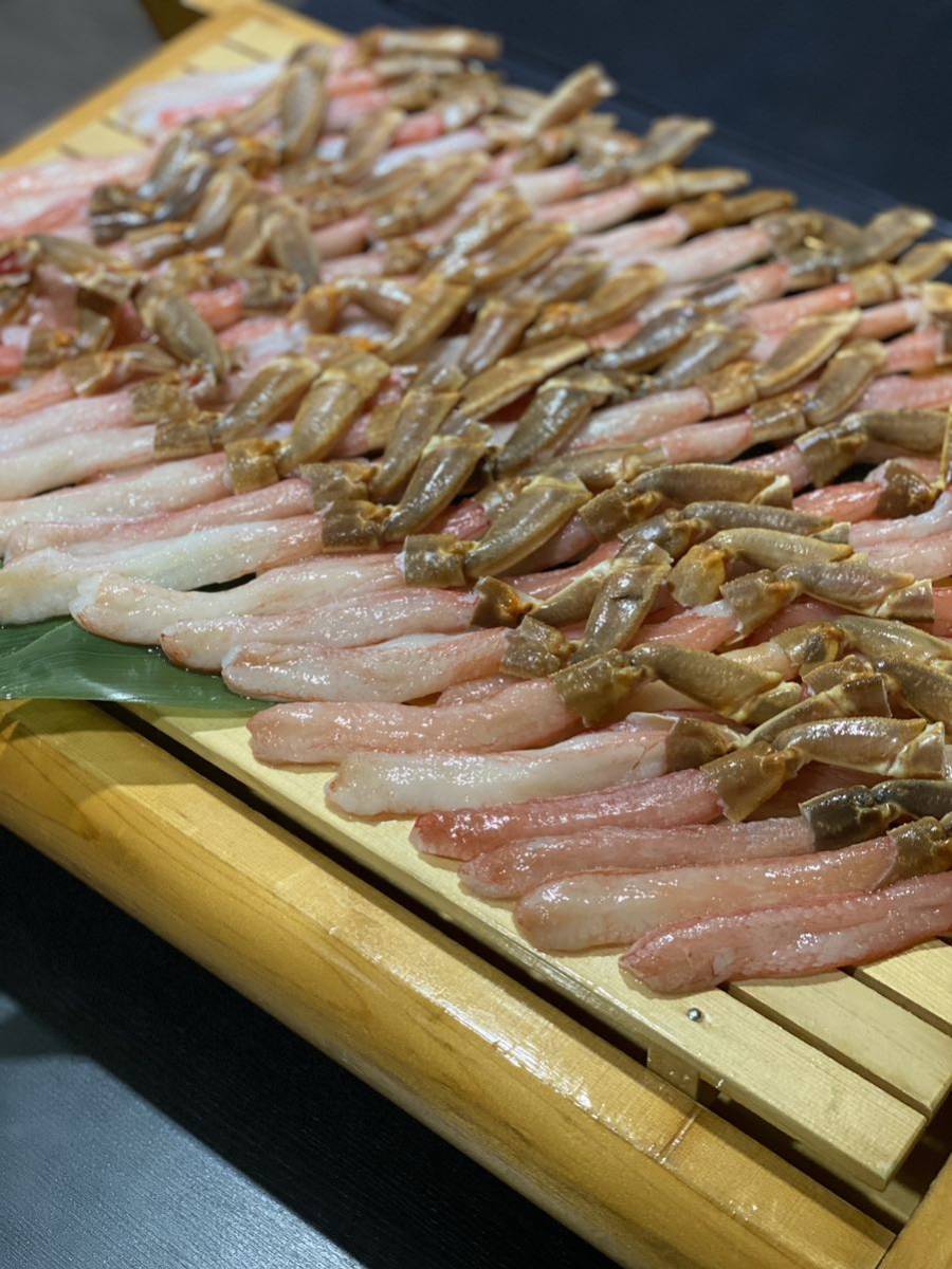 生ズワイガニポーション5Lサイズ生食用500g15本入り　生食用　冷凍　ずわい蟹_3