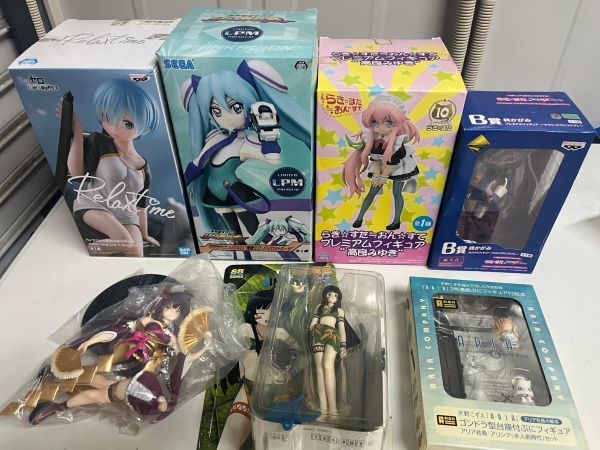 12A19 Re：ゼロ 発音ミク らき・すた 柊かがみ 高良みゆき 他 フィギュア まとめてセット