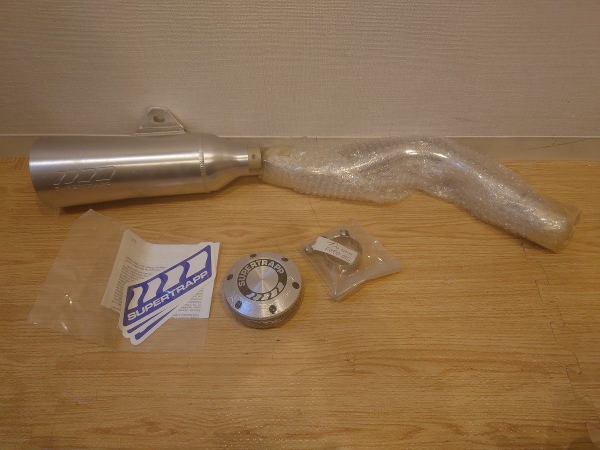 sr1234 223 バイク用マフラー RSヨコタ スーパートラップ 適合車種不明 マフラー サイレンサー バイク バイク用日 現状品 中古