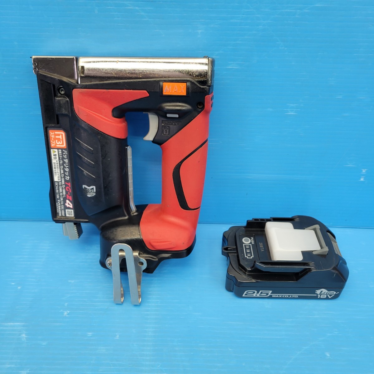 ☆【中古品】☆MAX/マックス/釘打機バッテリタッカ/TG-Z/現状売り