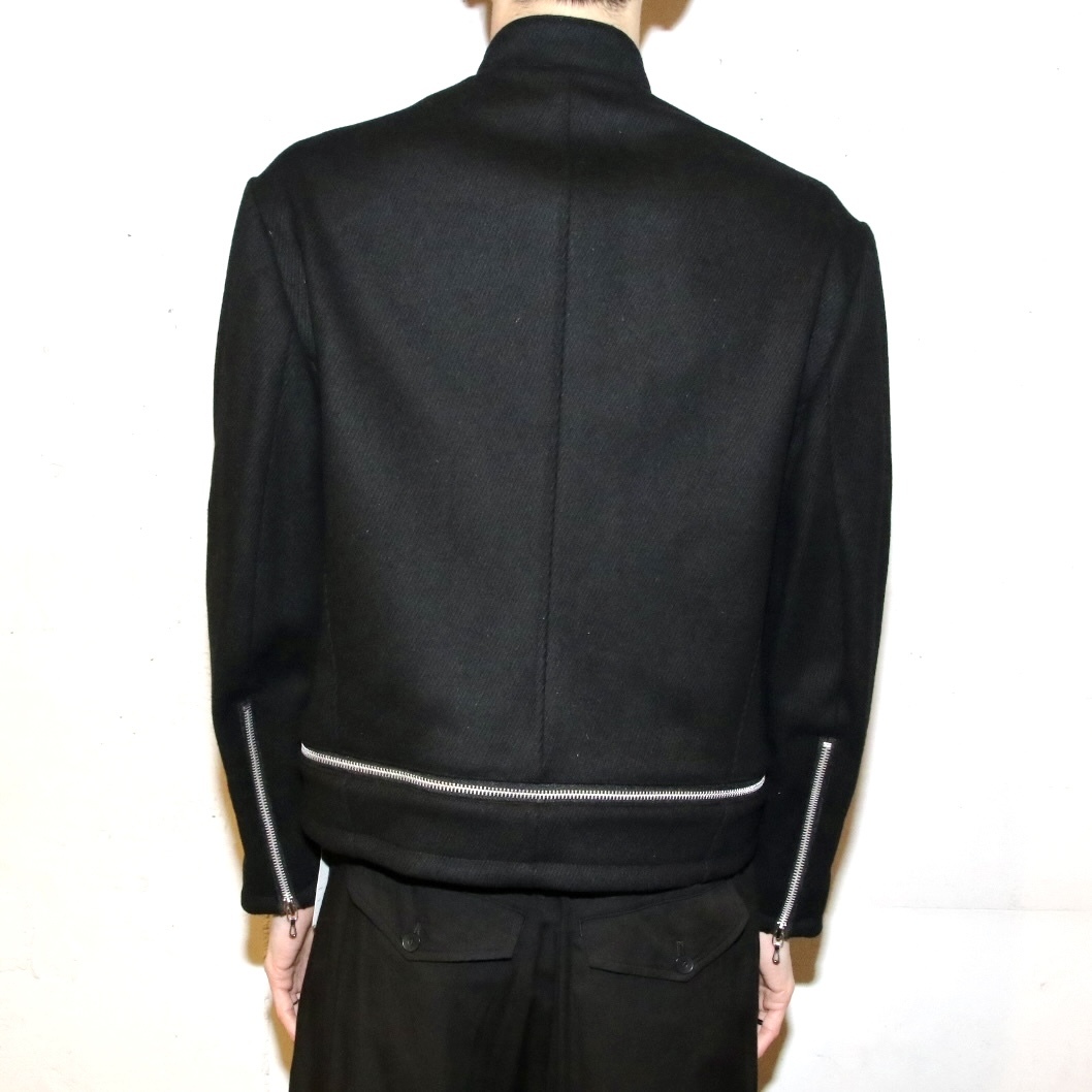 17AW新品 定価78100円 JULIUS ユリウス アタッチド ライダース ブルゾン ジャケット incarnation 597BLM30 rick owens guidi
