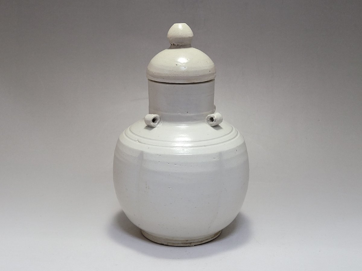 GE】R196◇李朝・高麗コレクター放出品◇時代 李朝面取徳利 /中国古玩