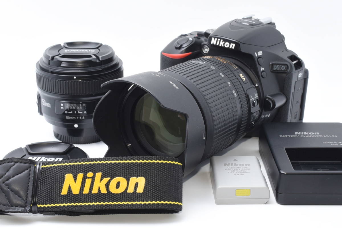 ☆1円出品☆ ニコン Nikon D5500 ダブルレンズセット 【公式通販】