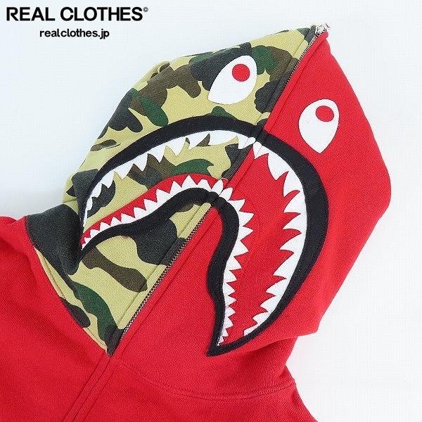 ☆ A BATHING APE/アベイシングエイプ BAPE CAMO SHARK FULL ZIP