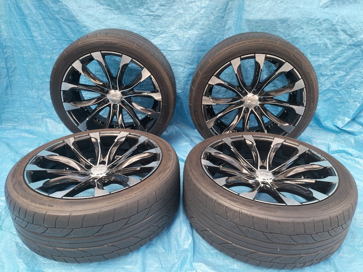 WALD JARRET 22インチ 9.5J +20 139.7 6H ラジアル NITTO NT555 G2 