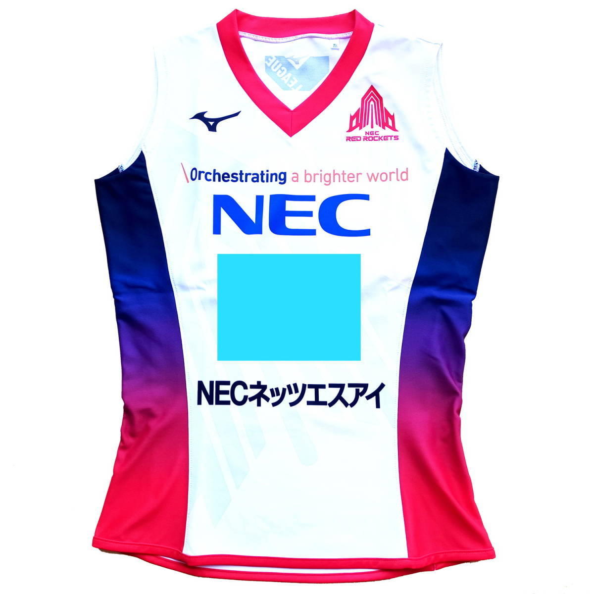 Vリーグ NECレッドロケッツ 現役選手実使用 支給品 直筆サイン入り